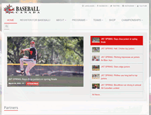 Tablet Screenshot of blog.baseball.ca