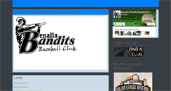 Desktop Screenshot of benallabandits.baseball.com.au