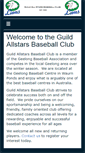 Mobile Screenshot of guild.baseball.com.au