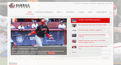 Desktop Screenshot of midget.baseball.ca