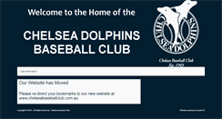 Desktop Screenshot of chelsea.baseball.com.au