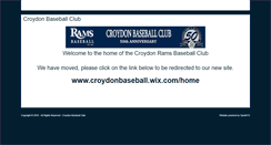 Desktop Screenshot of croydon.baseball.com.au