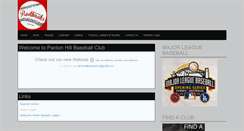 Desktop Screenshot of pantonhill.baseball.com.au