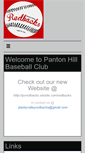 Mobile Screenshot of pantonhill.baseball.com.au