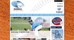 Desktop Screenshot of nsw.baseball.com.au