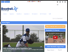 Tablet Screenshot of baseball.it
