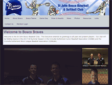 Tablet Screenshot of bosco.baseball.com.au