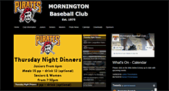 Desktop Screenshot of mornington.baseball.com.au