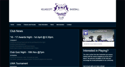 Desktop Screenshot of kelmscott.baseball.com.au
