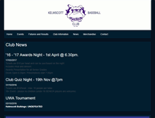 Tablet Screenshot of kelmscott.baseball.com.au