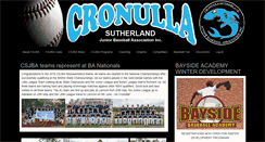 Desktop Screenshot of csjba.baseball.com.au