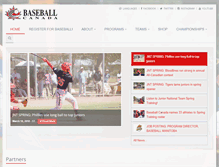 Tablet Screenshot of bantamgirls.baseball.ca