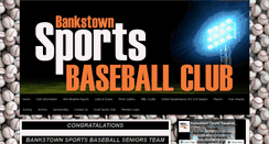 Desktop Screenshot of bankstownsports.baseball.com.au