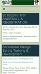 Mobile Screenshot of chippingnorton.baseball.com.au