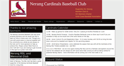 Desktop Screenshot of nerang.baseball.com.au