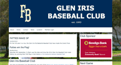 Desktop Screenshot of gleniris.baseball.com.au