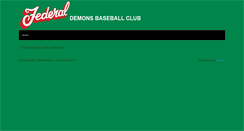 Desktop Screenshot of federal.baseball.com.au