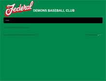 Tablet Screenshot of federal.baseball.com.au