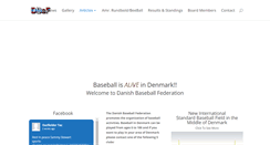 Desktop Screenshot of baseball.dk