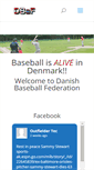 Mobile Screenshot of baseball.dk