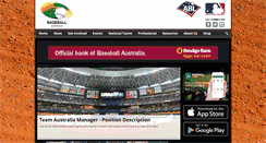 Desktop Screenshot of baseball.com.au