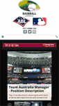 Mobile Screenshot of baseball.com.au