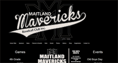 Desktop Screenshot of maitland.baseball.com.au