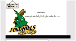 Desktop Screenshot of pinehillslightning.baseball.com.au