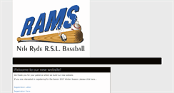 Desktop Screenshot of northrydersl.baseball.com.au