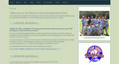 Desktop Screenshot of easternsuburbs.baseball.com.au